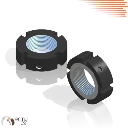 Ecrou de réglage à filets...