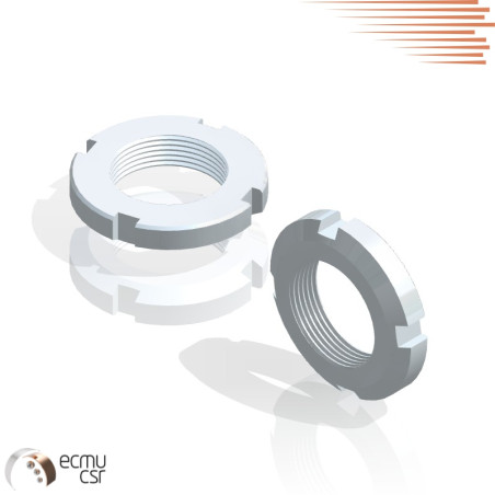 Ecrou frein à encoche-- KM 08