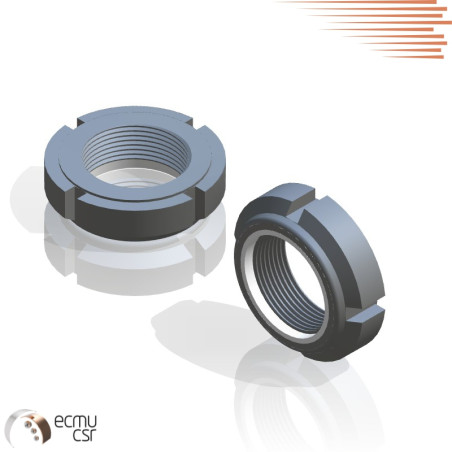 Ecrou auto-freiné à encoche...