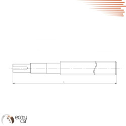 Ecrou + vis à billes R16-05 FSU - 0800 + U (F+L)