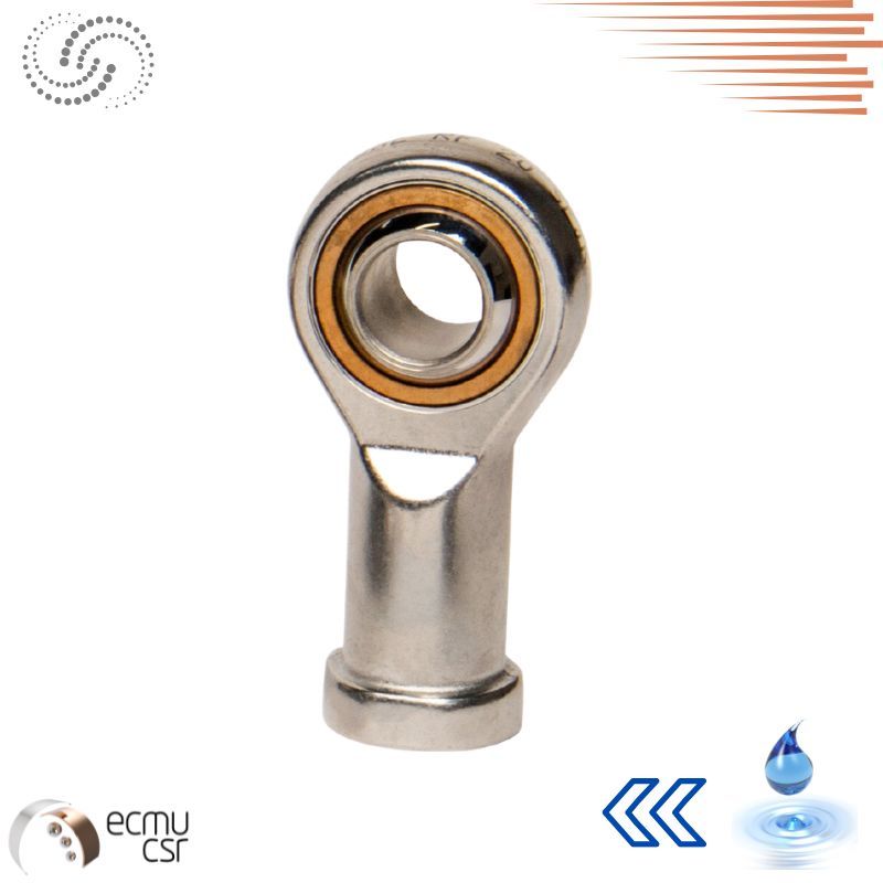 Embout à rotule inox RF 12 L Embout à rotule inox RF 12 L