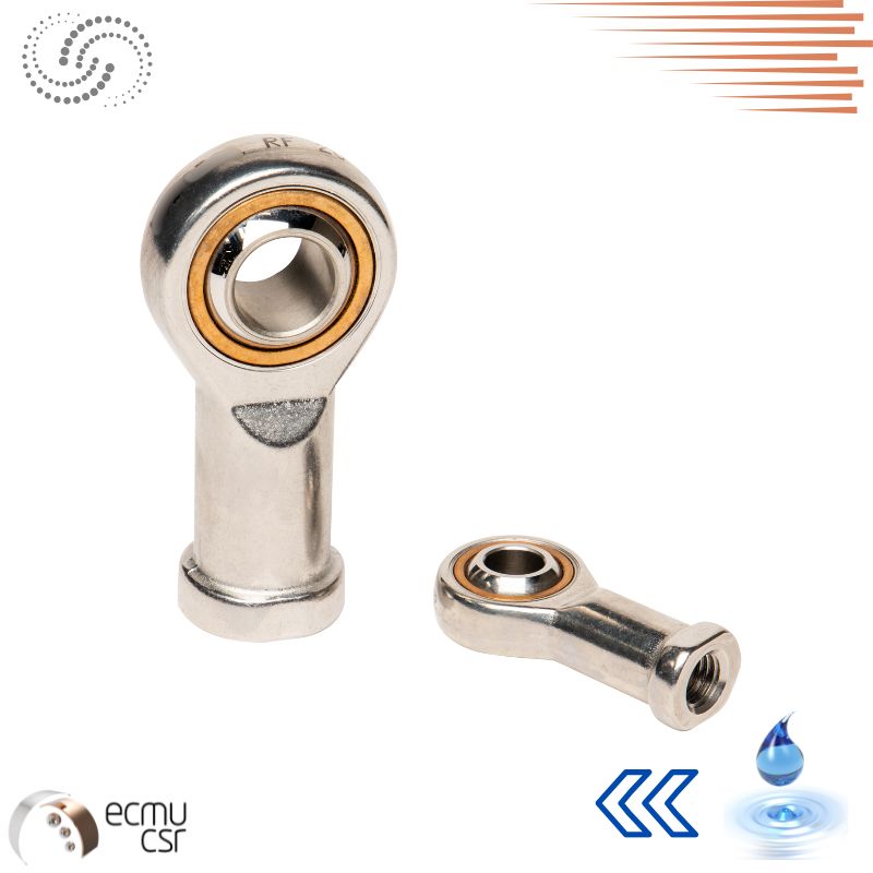 Embout à rotule inox RF 12 L Embout à rotule inox RF 12 L