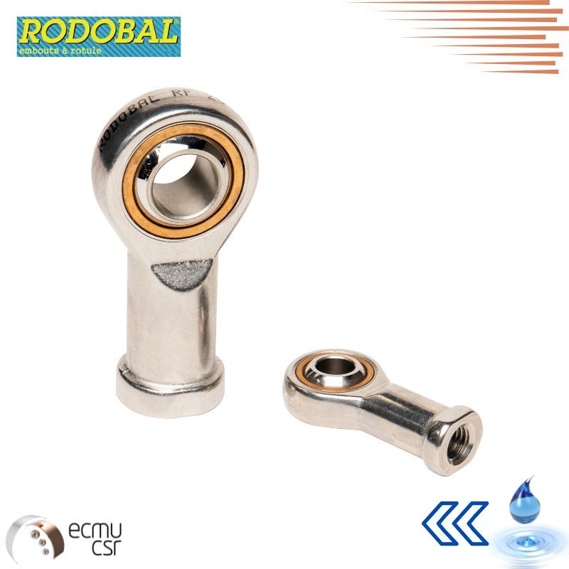 Embout à rotule inox RF 5 L Embout à rotule inox RF 5 L