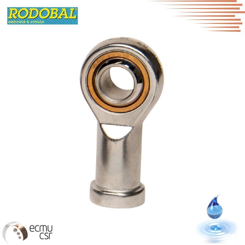 Embout à rotule inox RF 12M12X125