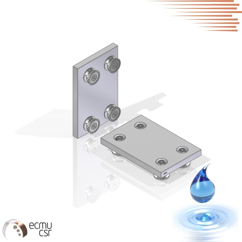 chariot à galets -M420 (Inox)