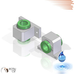 palier de guidage Ø12 -  PRAS 12 UU B